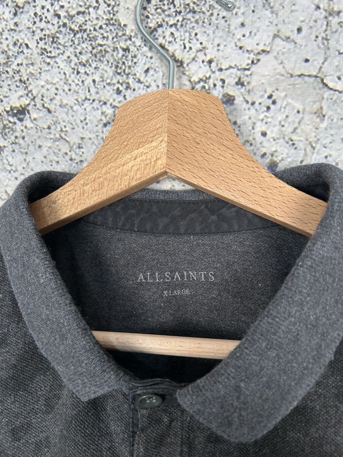 Allsaints Allsaints Avant Garde Streetwear Japan Style Designer Polo Size US XL / EU 56 / 4 - 5 Thumbnail