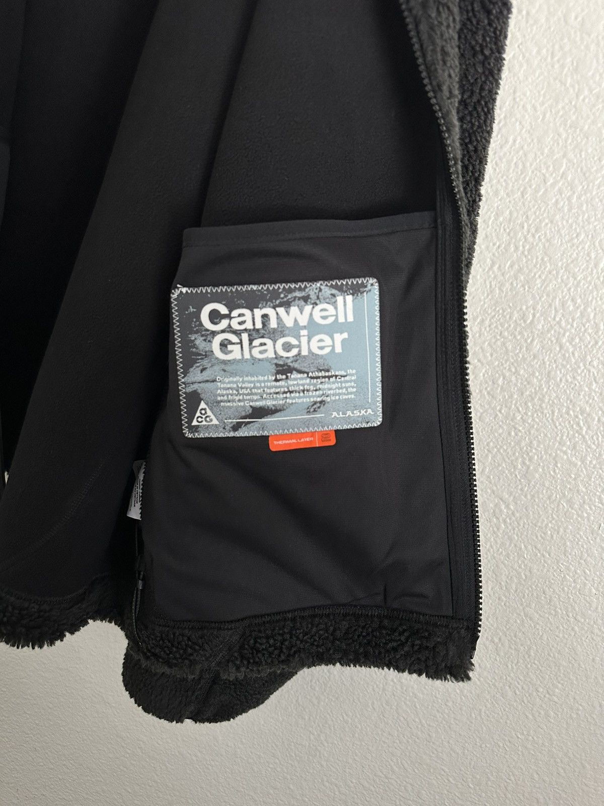 Nike ACG Nike ACG Canwell Glacier Therma-Fit Sherpa Fleece Jacket Size US XXL / EU 58 / 5 - 6 Thumbnail