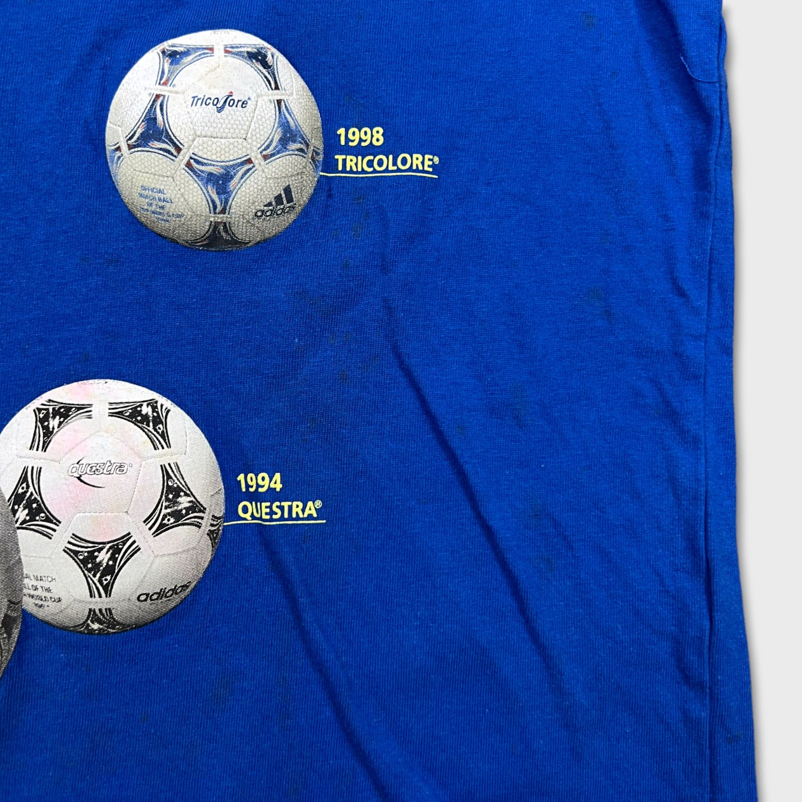 Adidas × Vintage VTG 2004 Adidas T Shirt Kirin FIFA World Cup Soccer Ball Tee Size US L / EU 52-54 / 3 - 5 Thumbnail