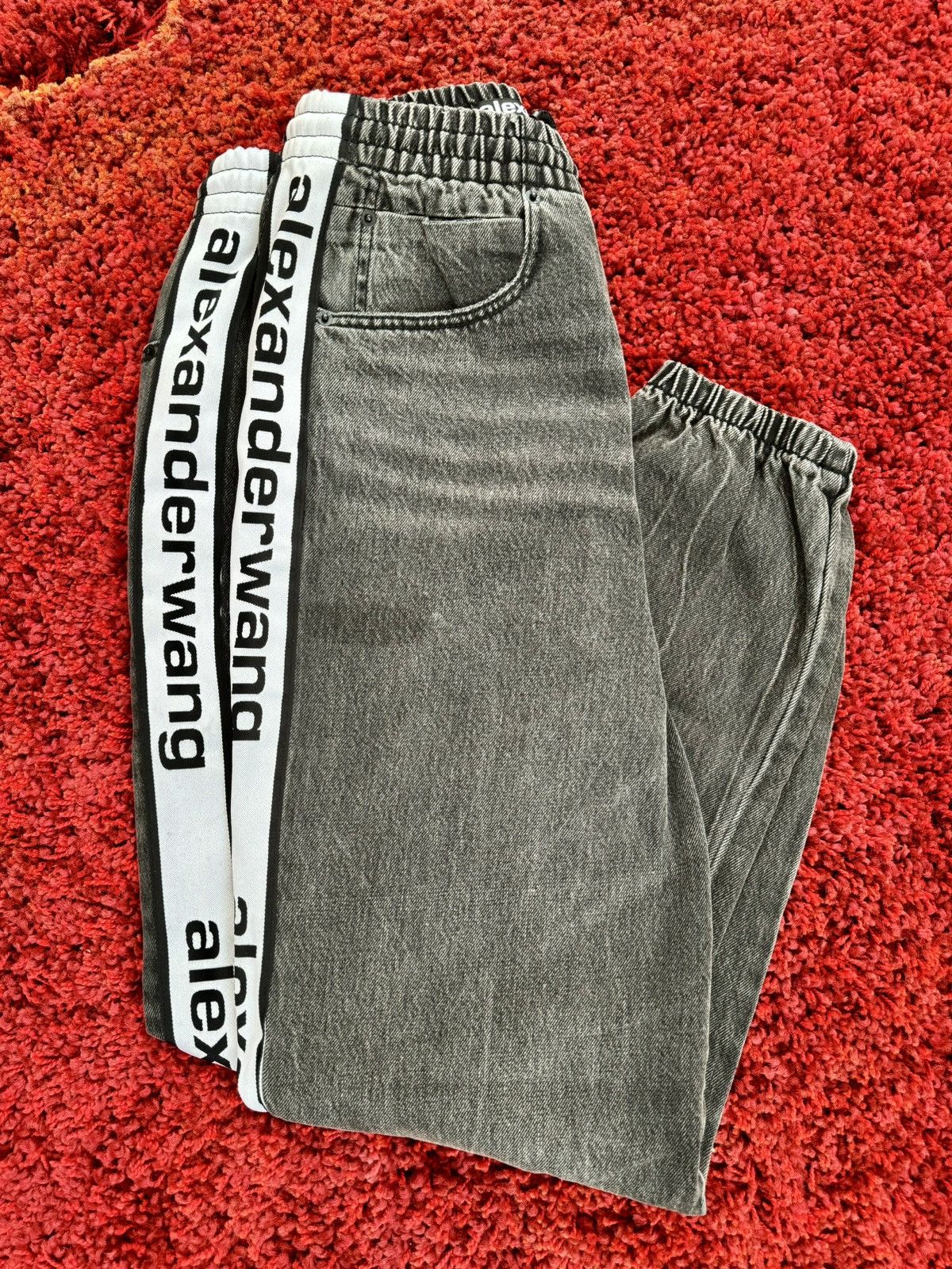Alexander Wang Wang Logo Denim Jeans Pants | Grailed