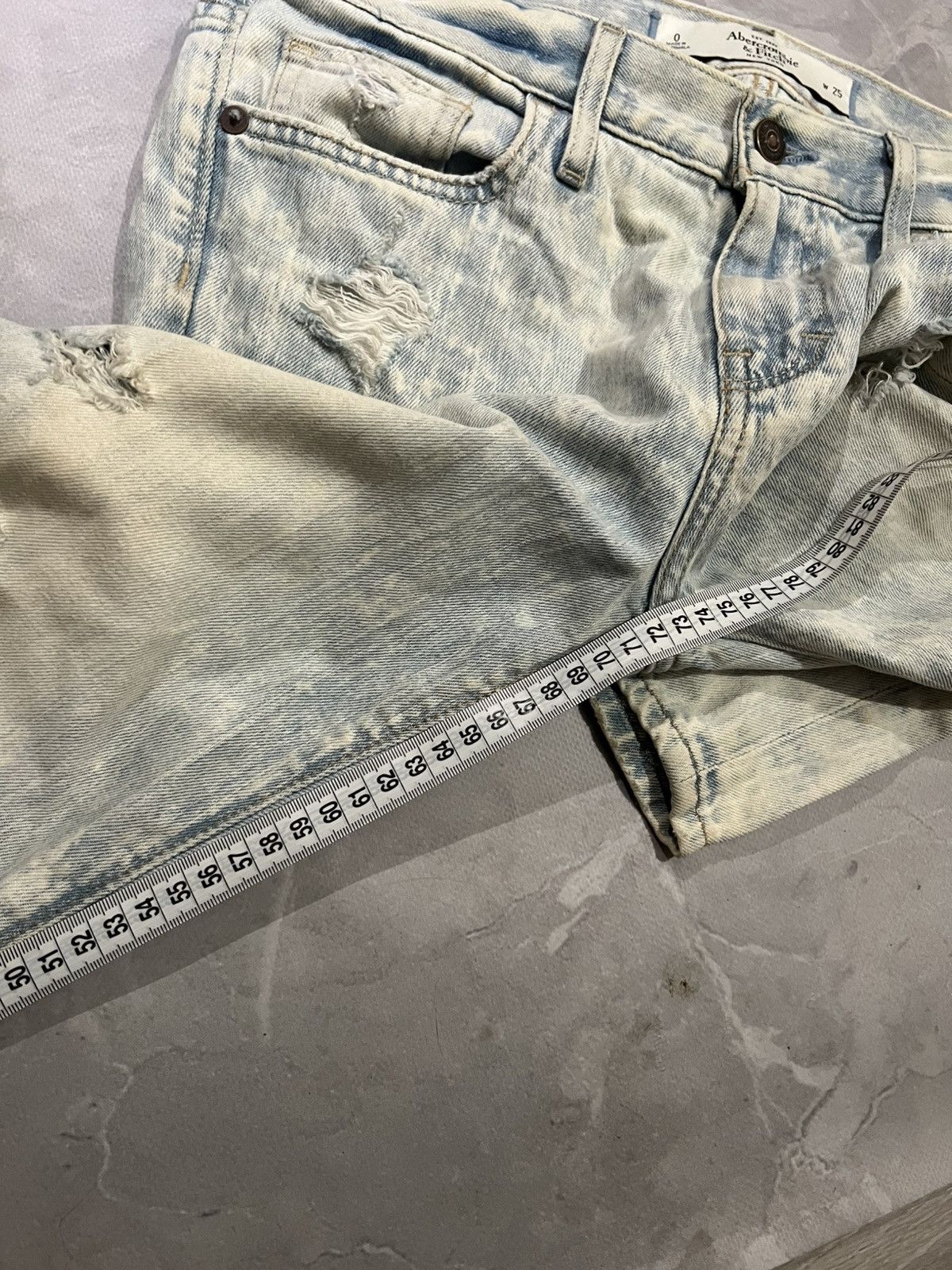 Japanese Brand Destroyed Weathered Slim Fit / Avan Garde Number Nine Style Size US 32 / EU 48 - 10 Thumbnail