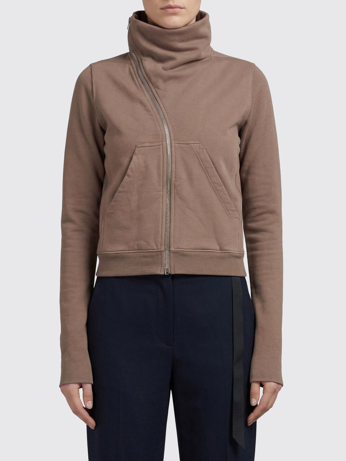 Rick Owens Drkshdw Rick Owens Drkshdw Sweatshirt Woman Beige Size M / US 6-8 / IT 42-44 - 1 Thumbnail