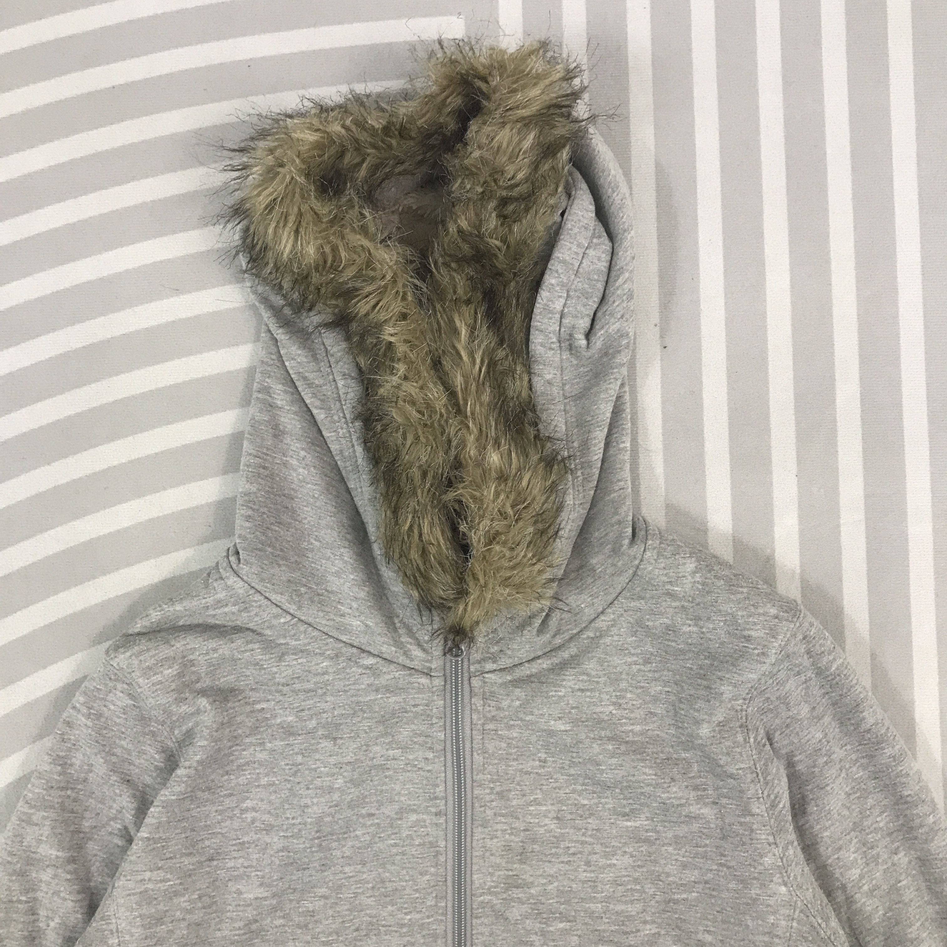 Japanese Brand × Vintage Vintage Japanese Brand style Fur hoodie Jacket Size US XL / EU 56 / 4 - 2 Thumbnail