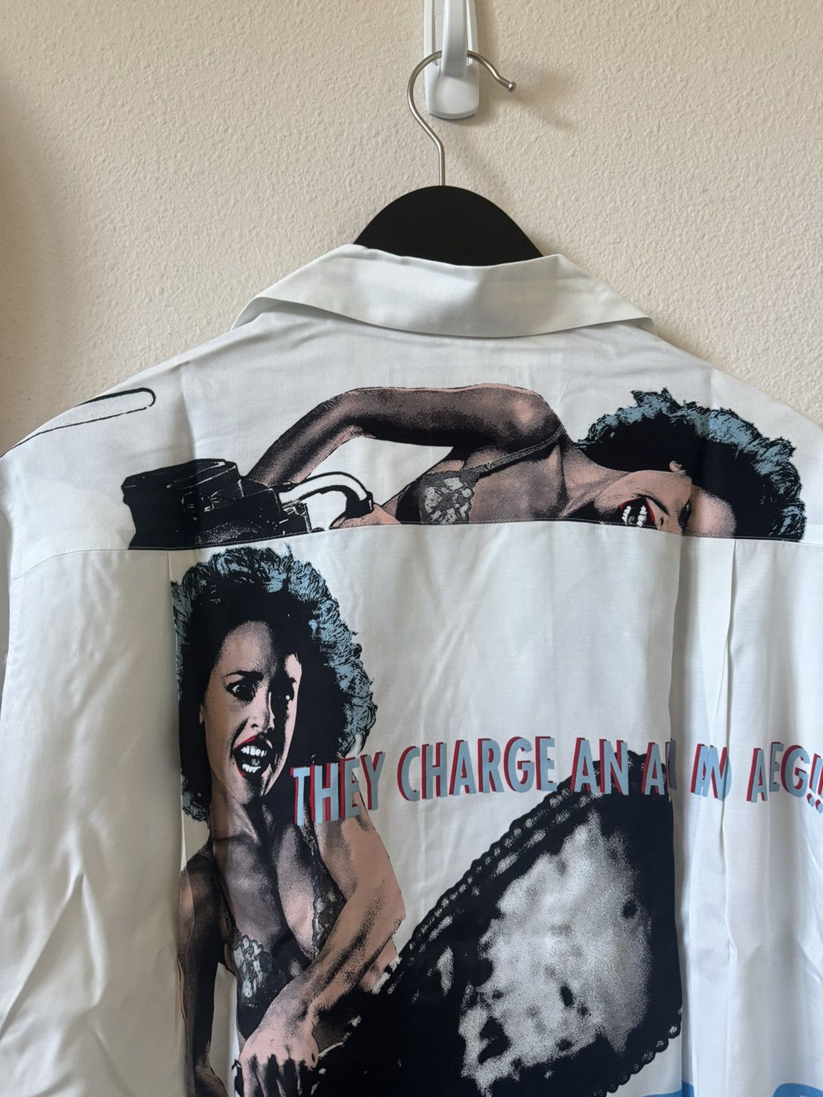 Vintage Wacko Maria Hollywood Chainsaw Hookers Button Up Size US M / EU 48-50 / 2 - 7 Thumbnail