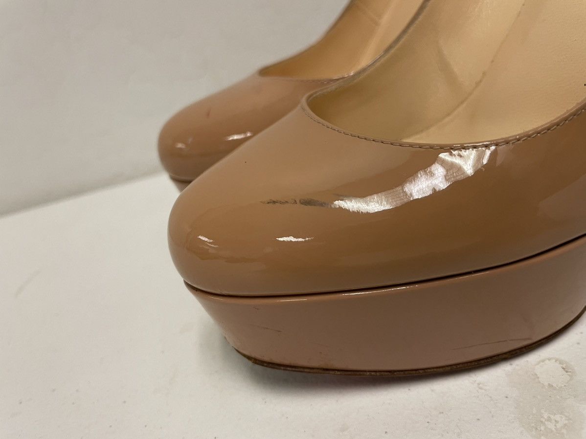 Christian Louboutin Patent Leather Platform Bianca Pump Size US 6 / IT 36 - 4 Thumbnail