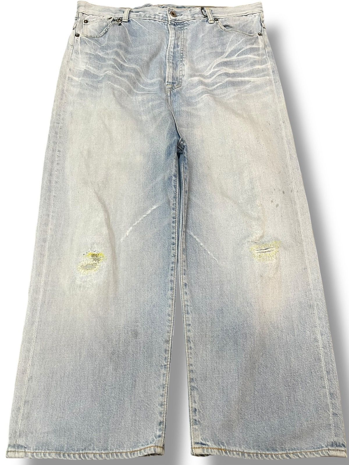 Journal Standard Vintage Journal Standard Baggy Faded Buckle Belt Denim Size US 35 - 1 Thumbnail