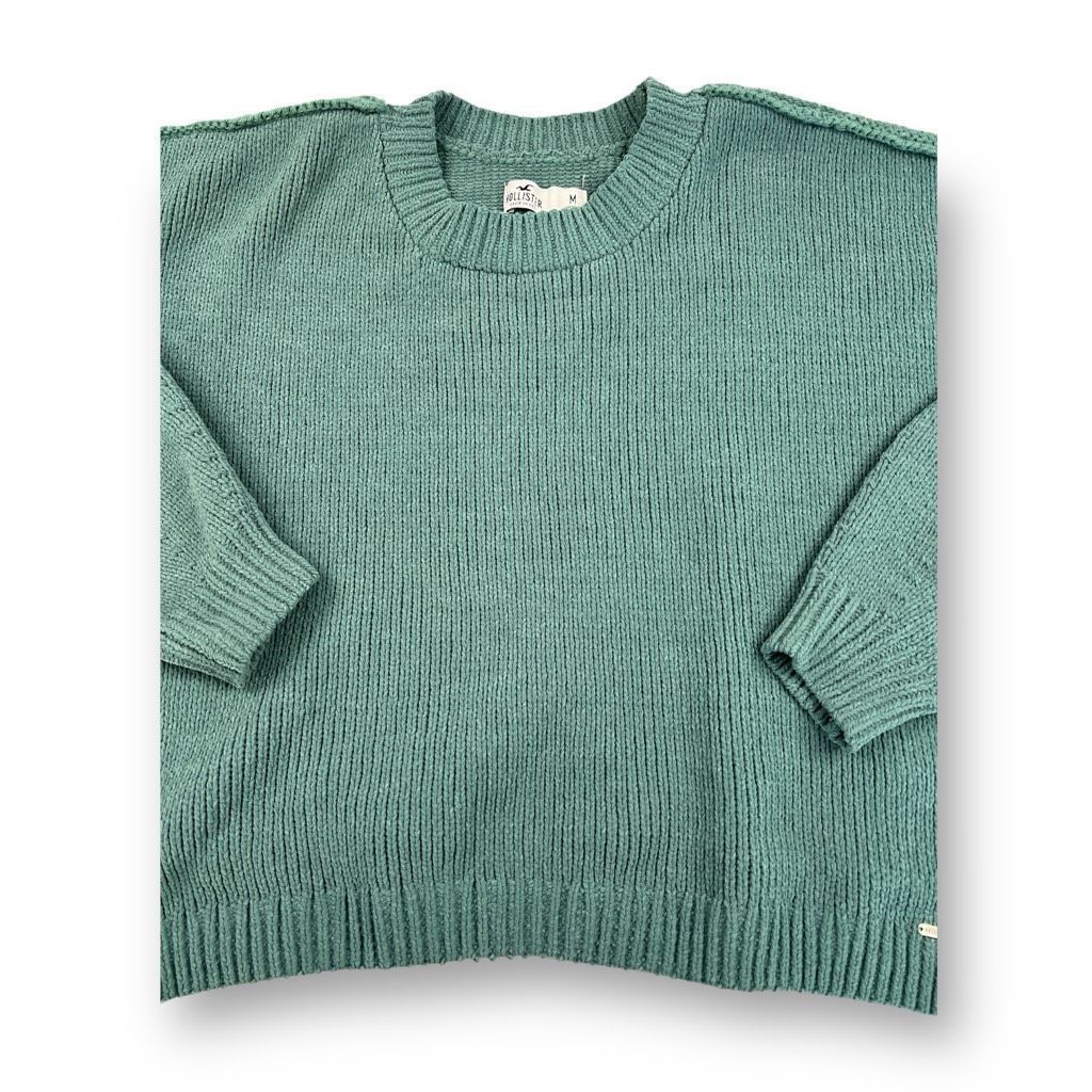 Hollister Hollister Green Crewneck Sweater Size Medium Size M / US 6-8 / IT 42-44 - 2 Thumbnail