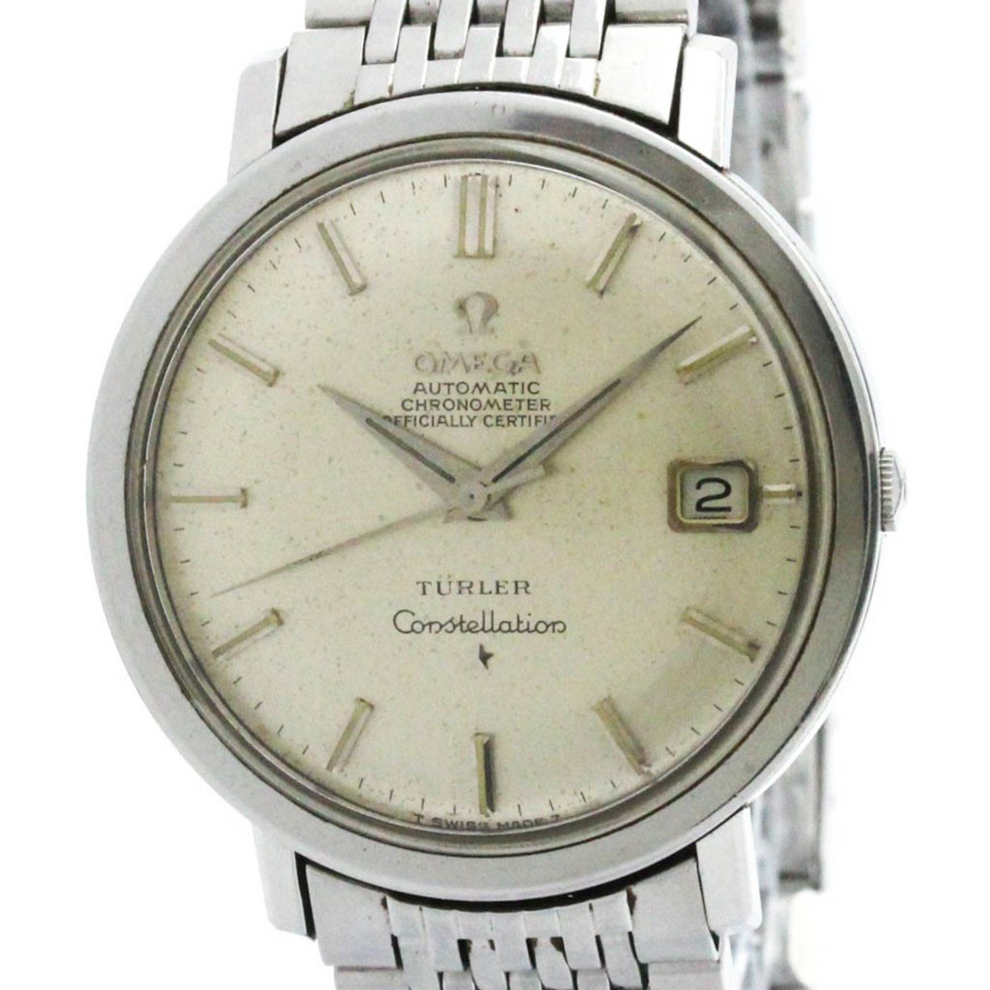 Omega Vintage OMEGA Constellation Chronometer Cal.561 Steel Watch 168.004 BF580590 Size ONE SIZE - 1 Thumbnail