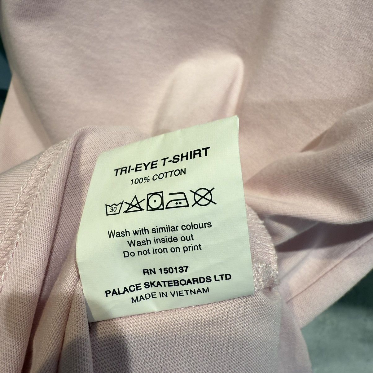 Palace Palace Tri-Eye Tee Light Pink Size US S / EU 44-46 / 1 - 4 Thumbnail