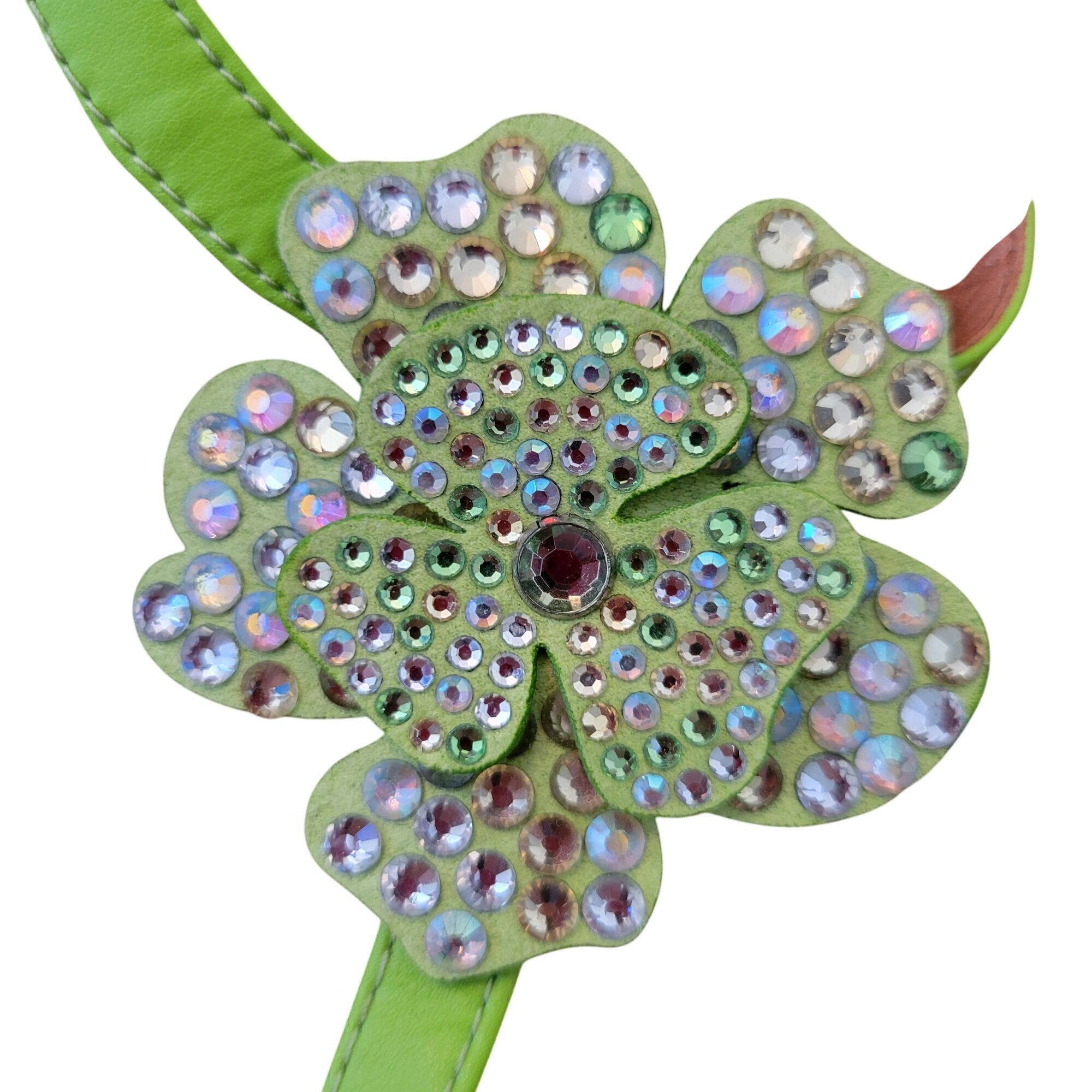 Vintage Fitflop Lime Green Toe Post Sandals TIA Corsage Sequins Flor Size US 10 / IT 40 - 7 Thumbnail