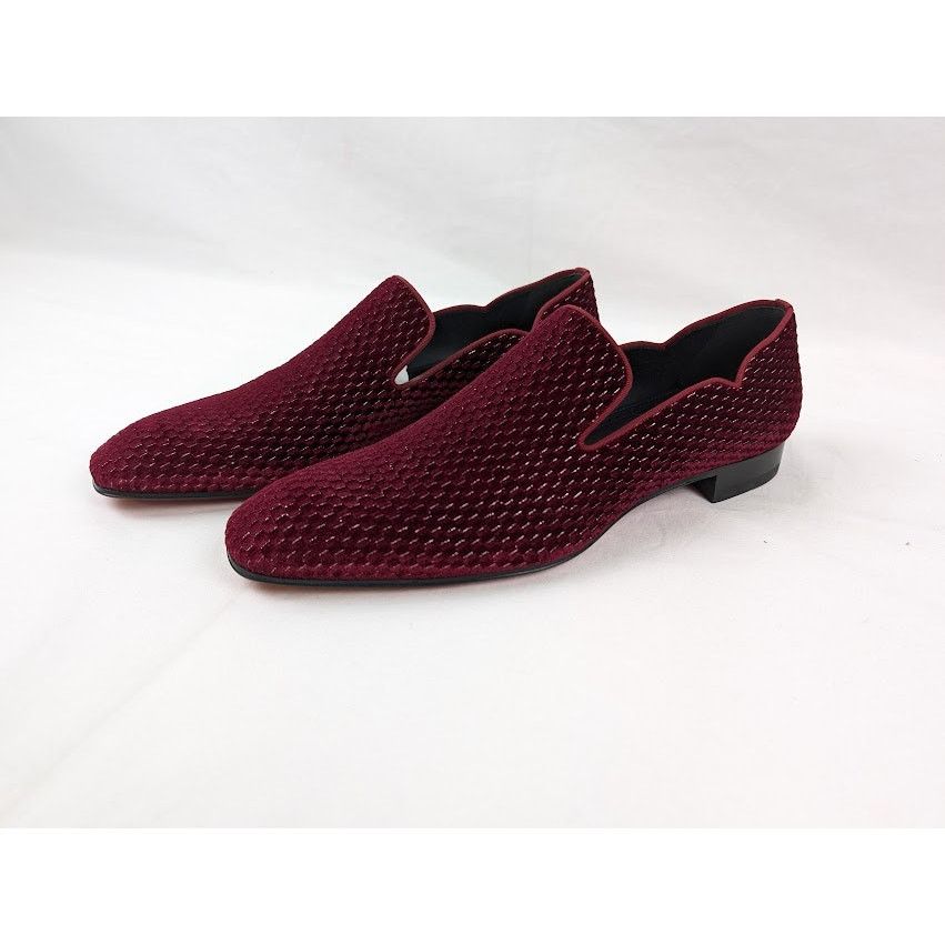 Christian Louboutin o1rshd1 Dandy Chick Orlato Flat Shoes in Bordeaux Size US 9 / EU 42 - 9 Thumbnail