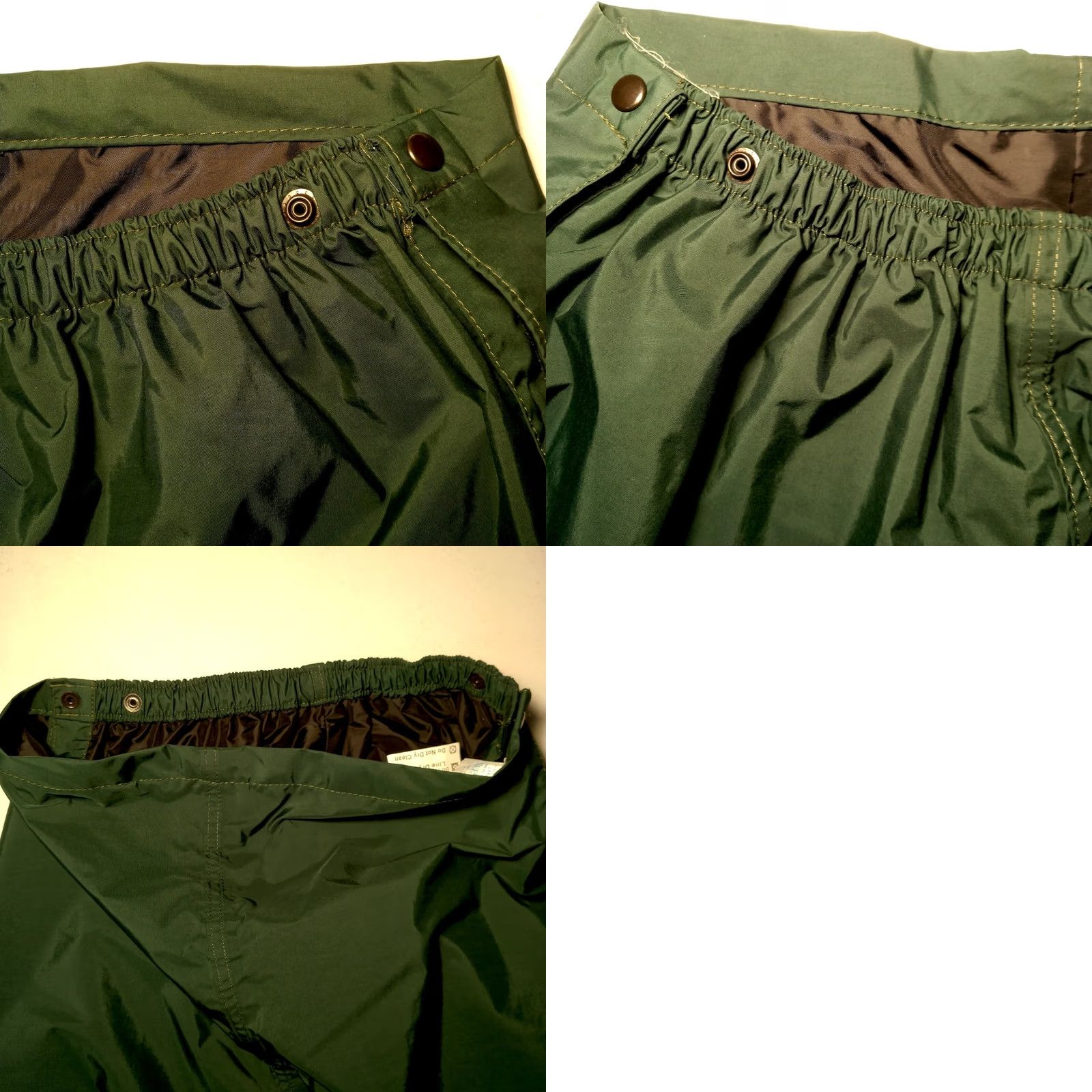 Hunter Neese Rain Pants Men Large Hunter Green Elastic Adjustable Waist Workwear Work Size US 33 - 10 Thumbnail
