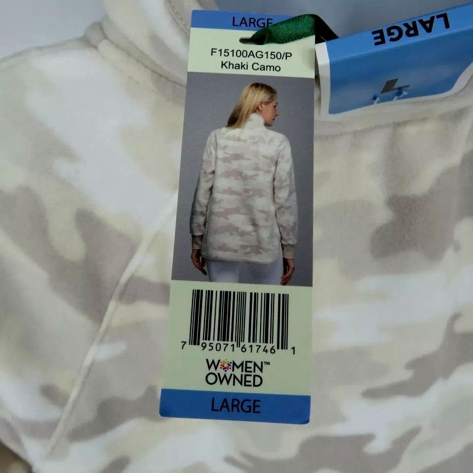Other Green Tea Women's Camo Fleece Pullover Large Khaki NWT Size L / US 10 / IT 46 - 6 Thumbnail