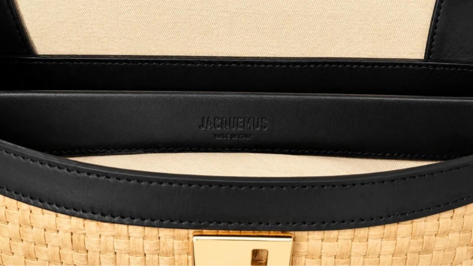 Jacquemus Jacquemus Le Rond Geometric Raffia Shoulder Bag Size ONE SIZE - 5 Thumbnail