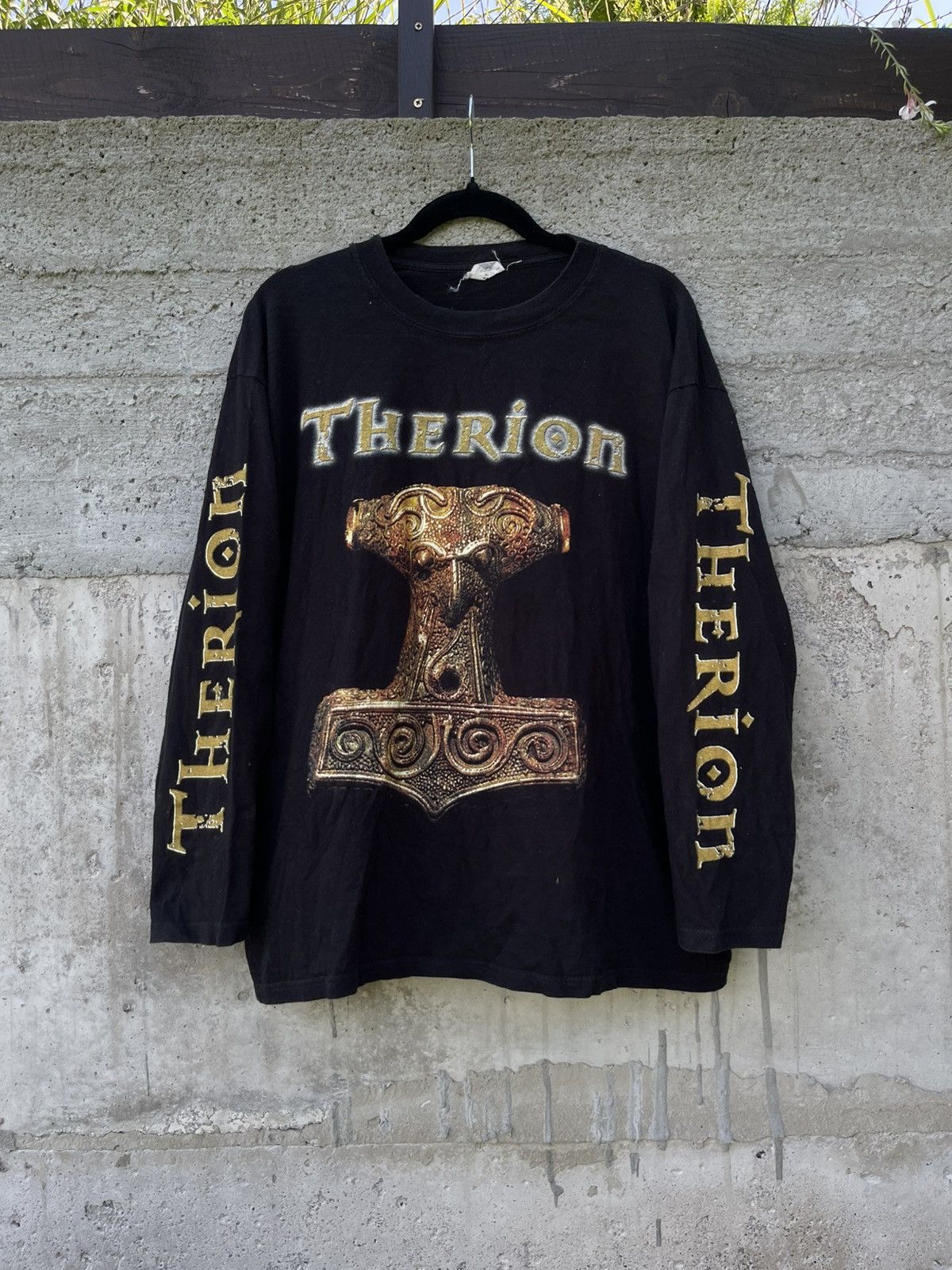 Band Tees Y2K Therion long Sleeve band t-shirt Vintage Size US XL / EU 56 / 4 - 1 Thumbnail
