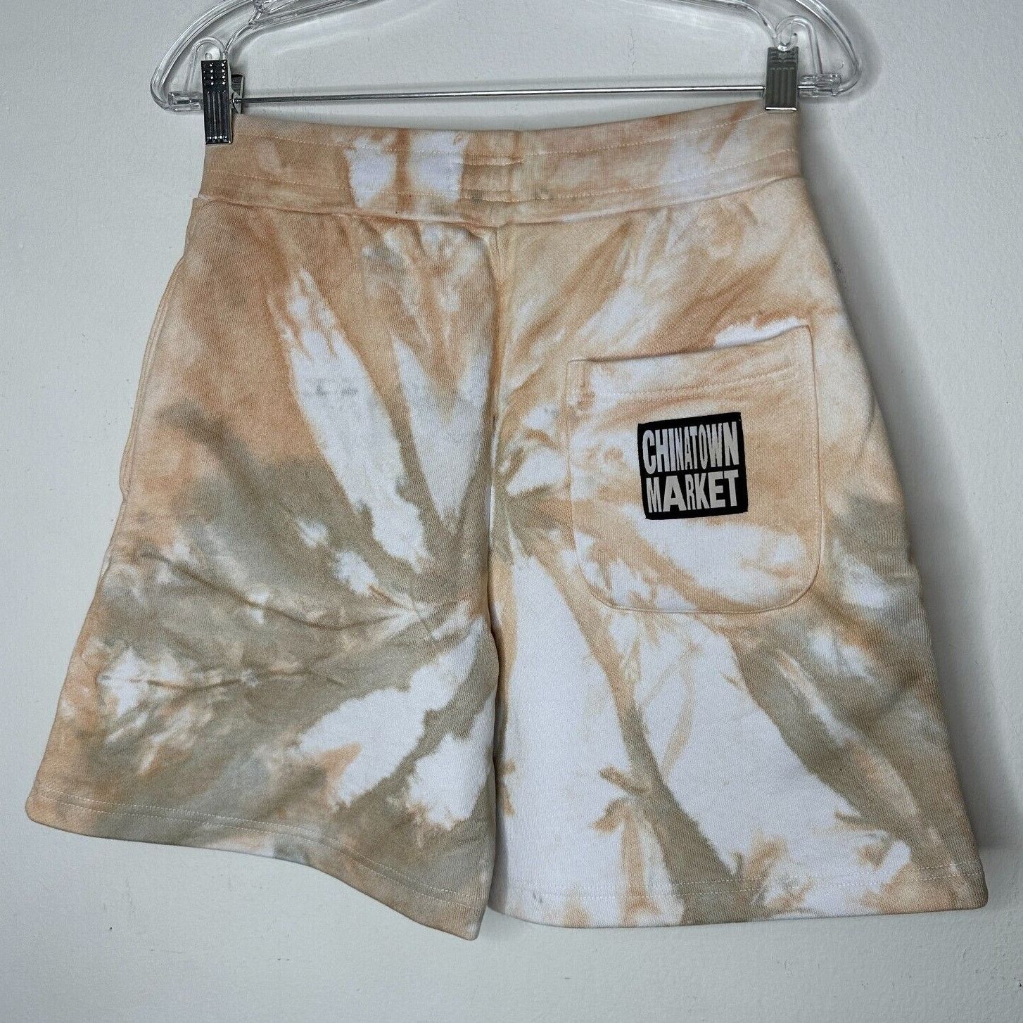 Other NWT Chinatown Market Beige Tiedye Island Arc Shorts Pocket S Size US 30 / EU 46 - 2 Thumbnail