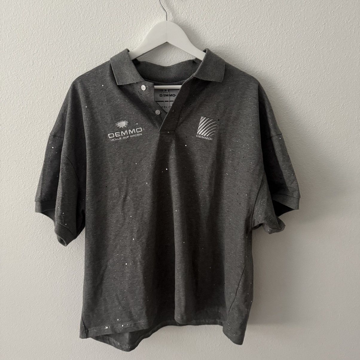 DEMMO Men's Grey Polo-shirts Size US S / EU 44-46 / 1 - 1 Thumbnail