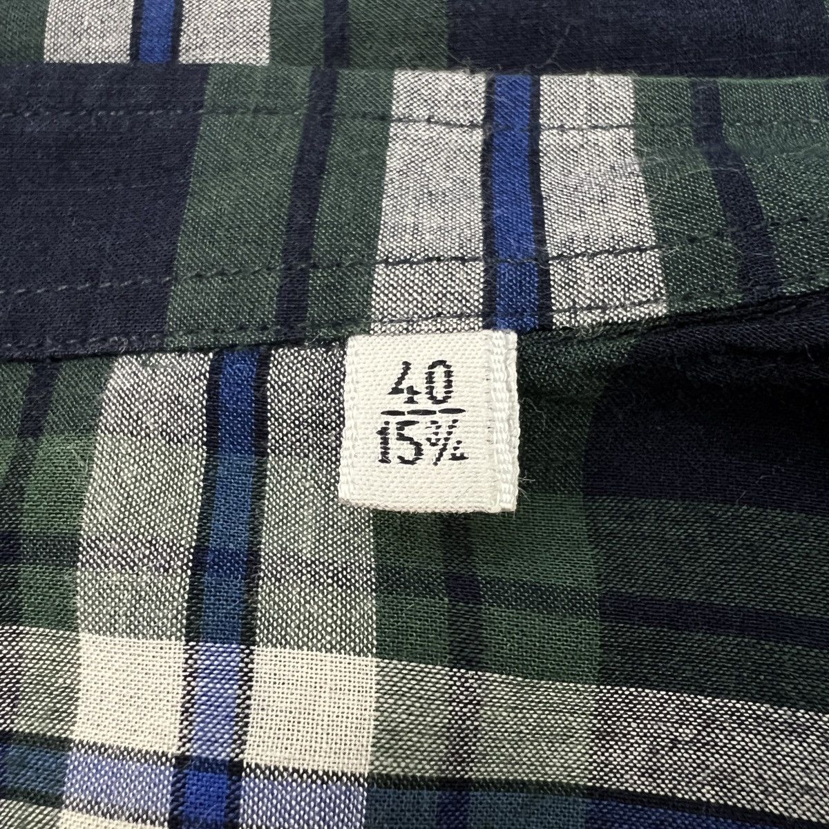 MSGM MSGM Viscose Tartan Shirt Made in Italy Size US M / EU 48-50 / 2 - 12 Thumbnail