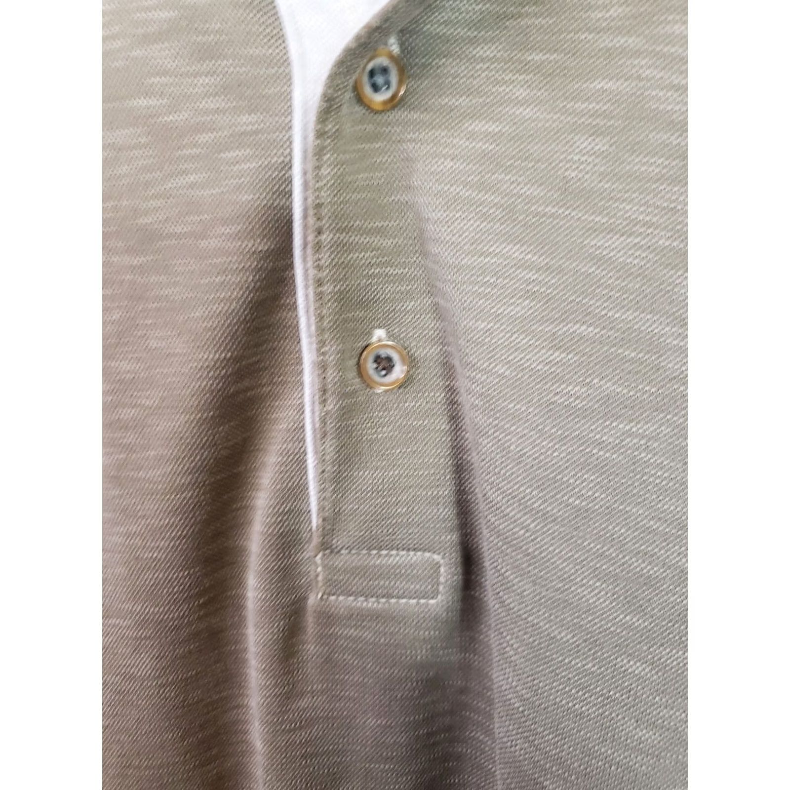 Vintage Age of Wisdom Polo Shirt Mens XL Extra Large Brown Modal Performance Short Slv Size US XL / EU 56 / 4 - 4 Thumbnail
