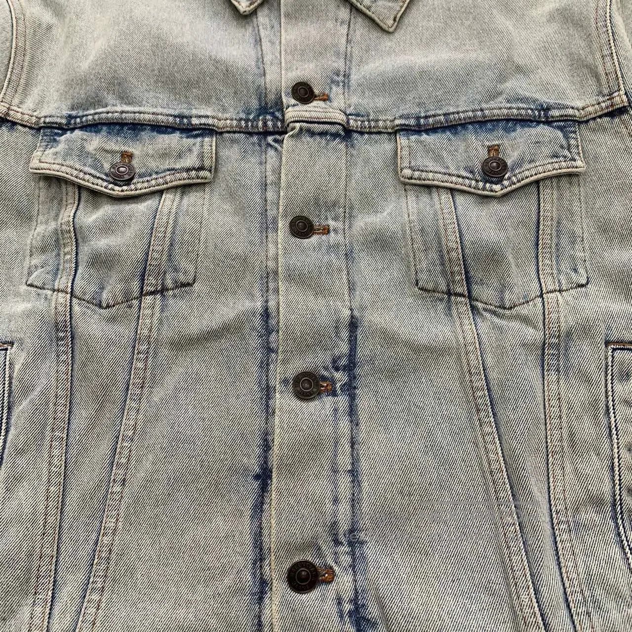 Balenciaga Balenciaga Washed Denim Jacket. Size US M / EU 48-50 / 2 - 8 Thumbnail