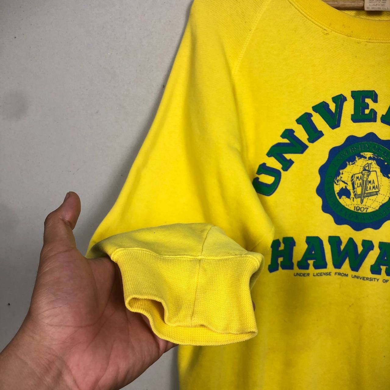 Vintage Distressed Vintage 80s University Hawaii Sweatshirt ERD Size US L / EU 52-54 / 3 - 4 Thumbnail