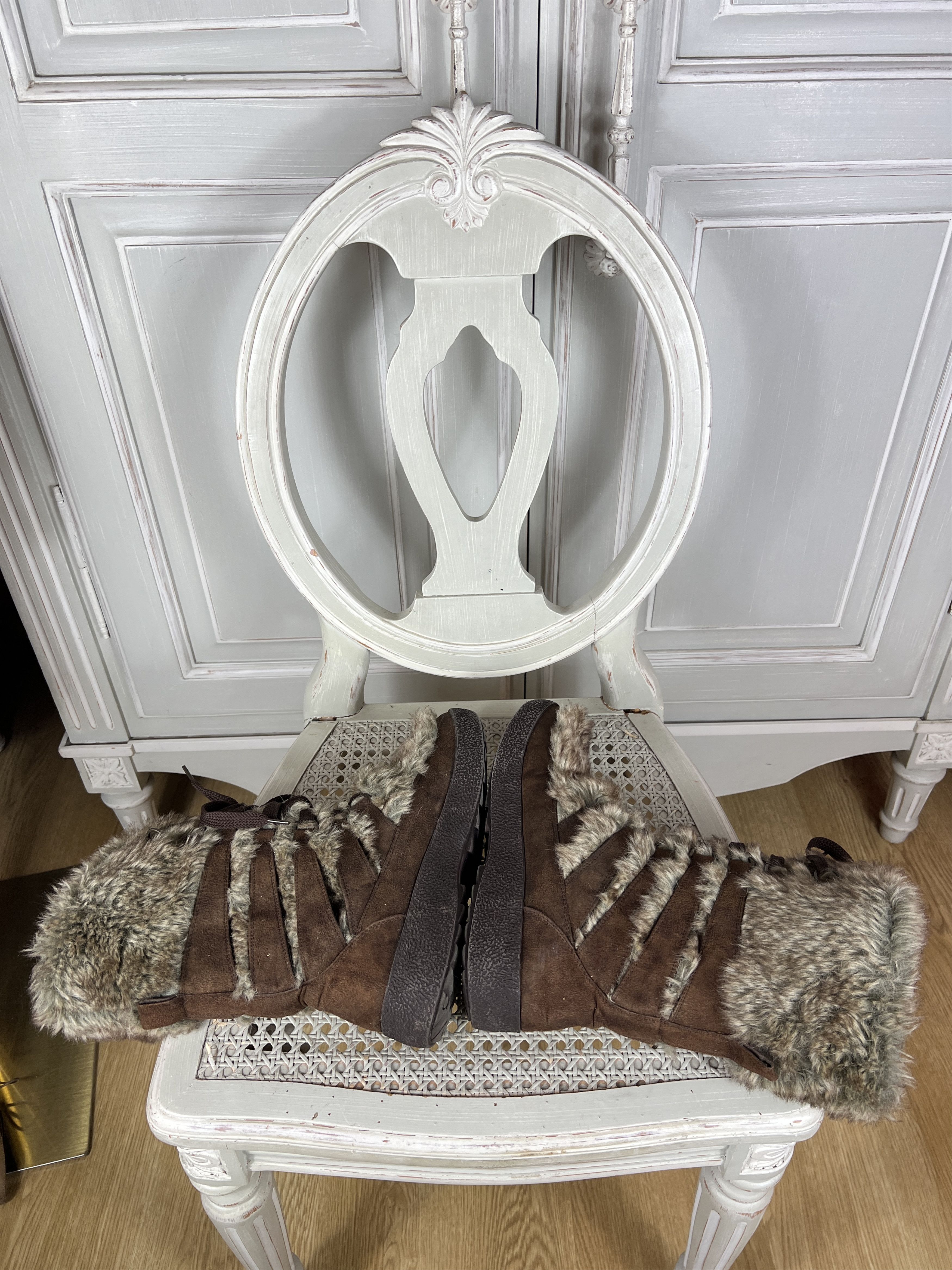 Other GRACELAND HAIR WOOL LINED YETU FUR BOOTS Size US 8 / IT 38 - 7 Thumbnail