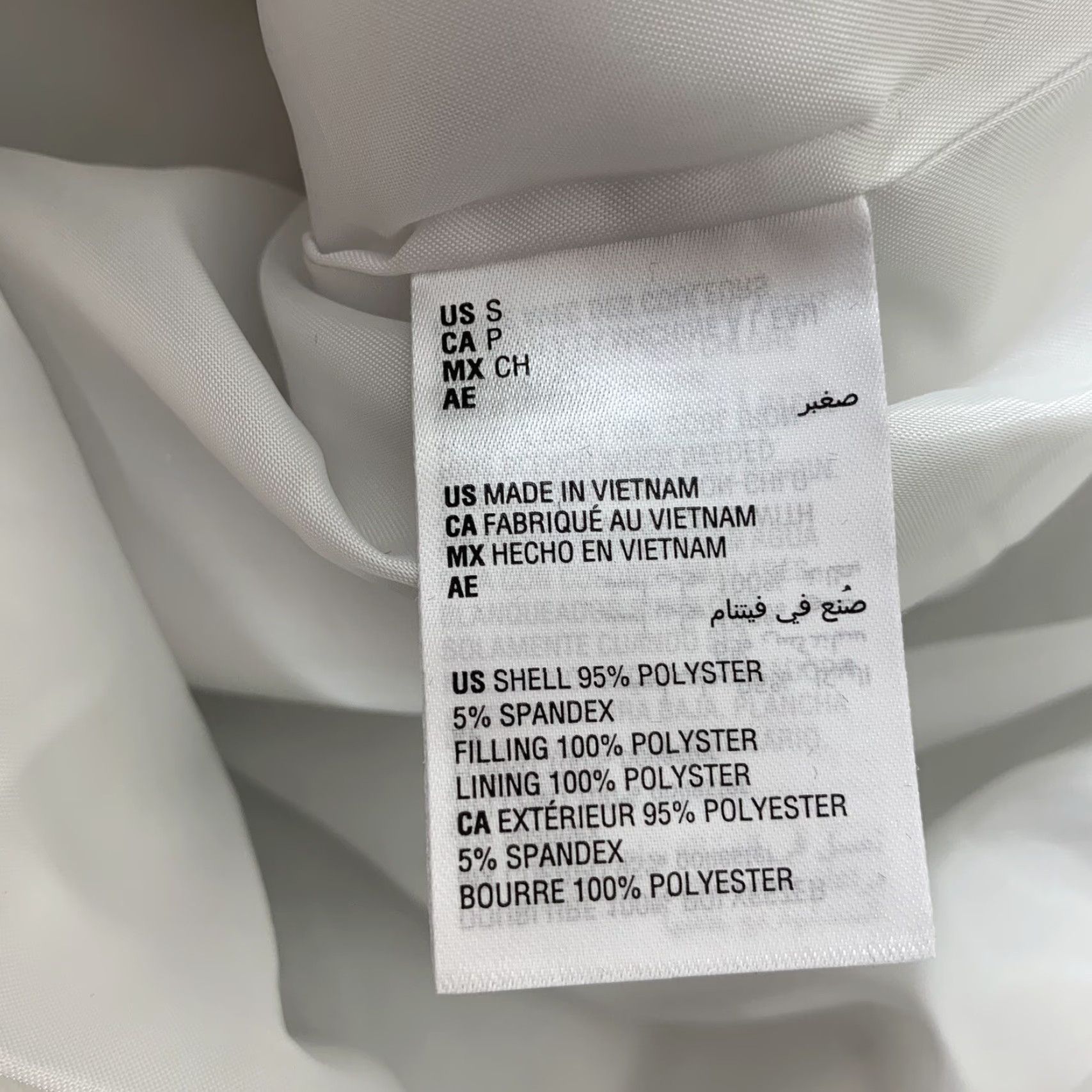 Charter Club Vest Small White Velvet Gold Snap Front Pockets NEW