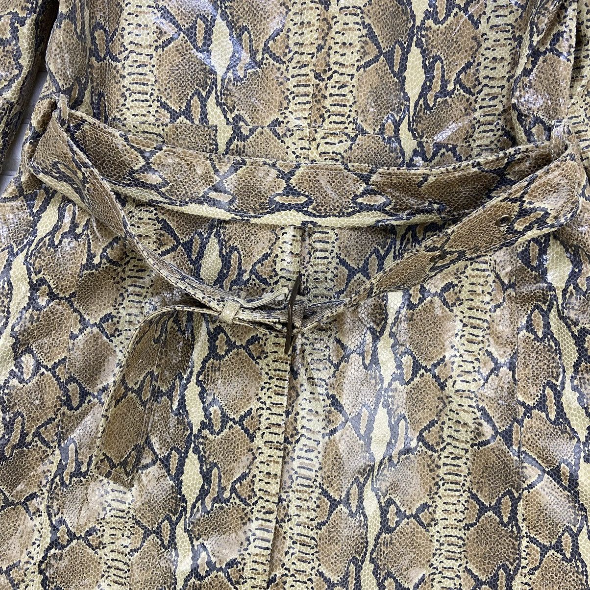 Tornado Mart Tornado Mart Python Long Coat Pig Skin Size US XS / EU 42 / 0 - 13 Thumbnail
