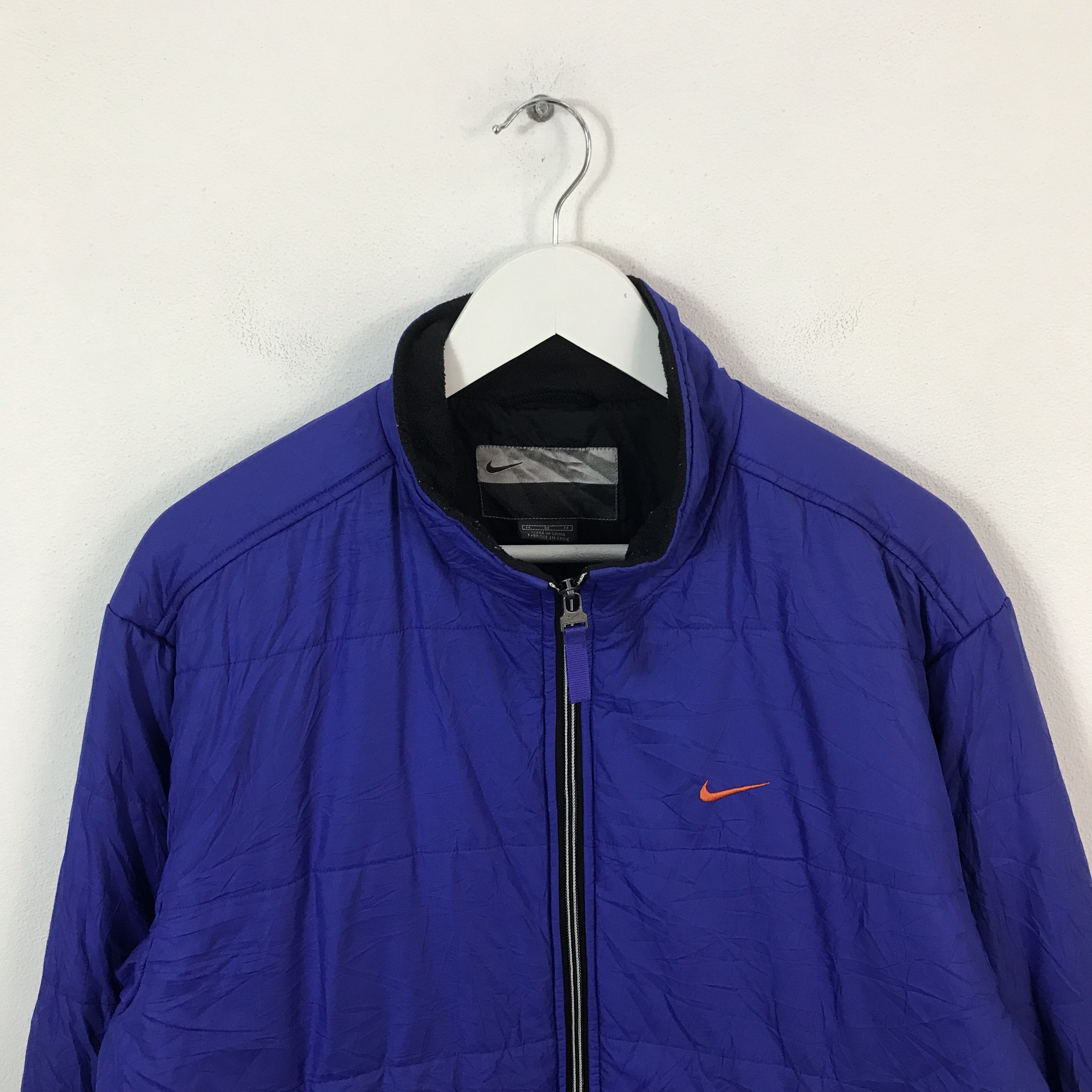 Nike Vintage 90s Nike Blue jacket Size US M / EU 48-50 / 2 - 2 Thumbnail