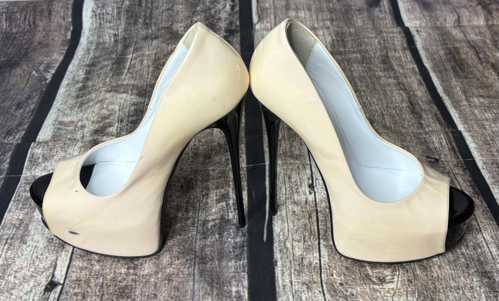 Other 1969 High Heels Women's 38 US 7.5 Italy Leather Pumps 6" Size US 7.5 / IT 37.5 - 4 Thumbnail