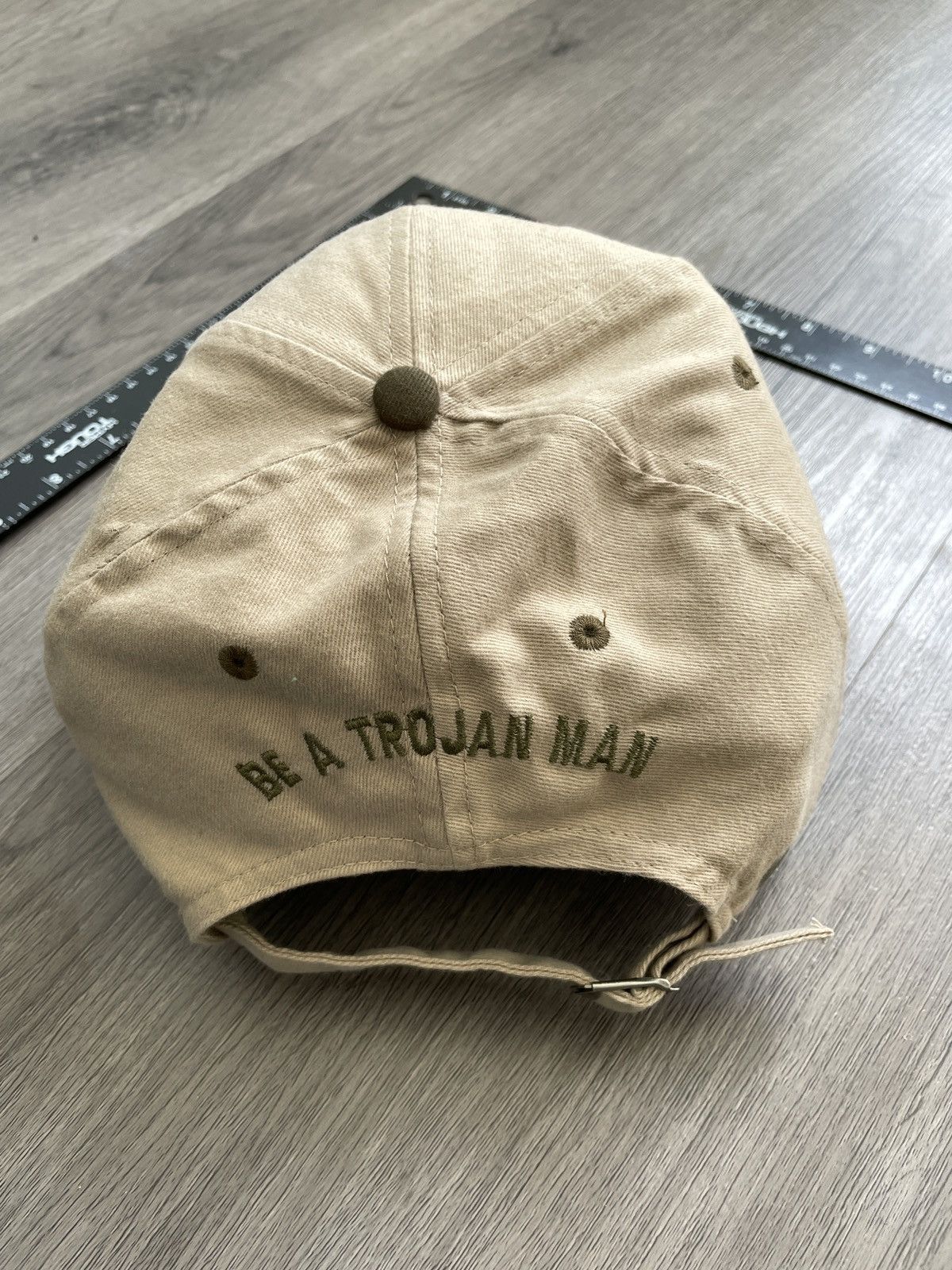 Vintage Vintage Trojan Man “Be A Trojan Man“ Strap-back Hat (Sz.OS) Size ONE SIZE - 4 Thumbnail