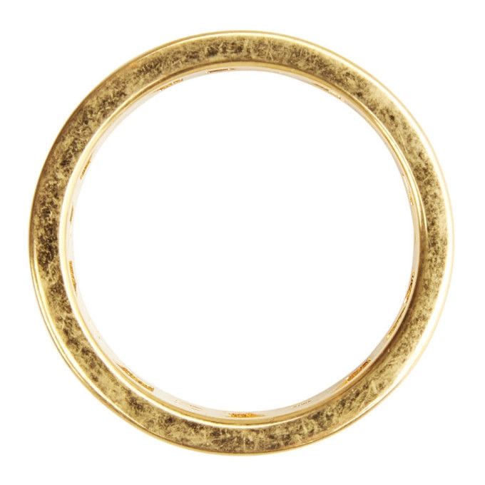 Balenciaga o1bcso1str1024 Size: S / Logo Bracelet in Gold Size ONE SIZE - 2 Thumbnail