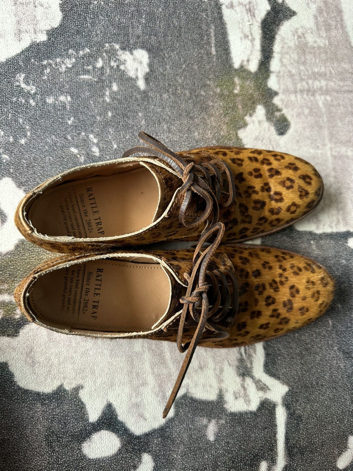 14th Addiction 00’s Rattletrap leopard leathers shoes Size US 6 / EU 39 - 8 Thumbnail