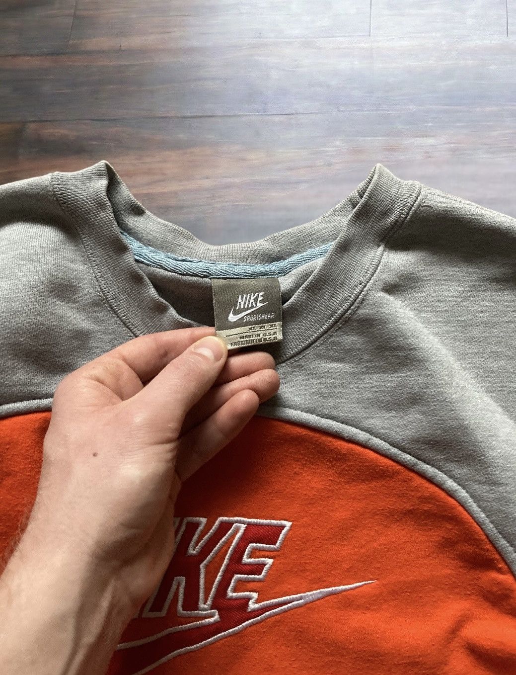Nike × Vintage Custom crewneck sweatshirt nike spellout M 90’s 00’s y2k Size US M / EU 48-50 / 2 - 6 Thumbnail