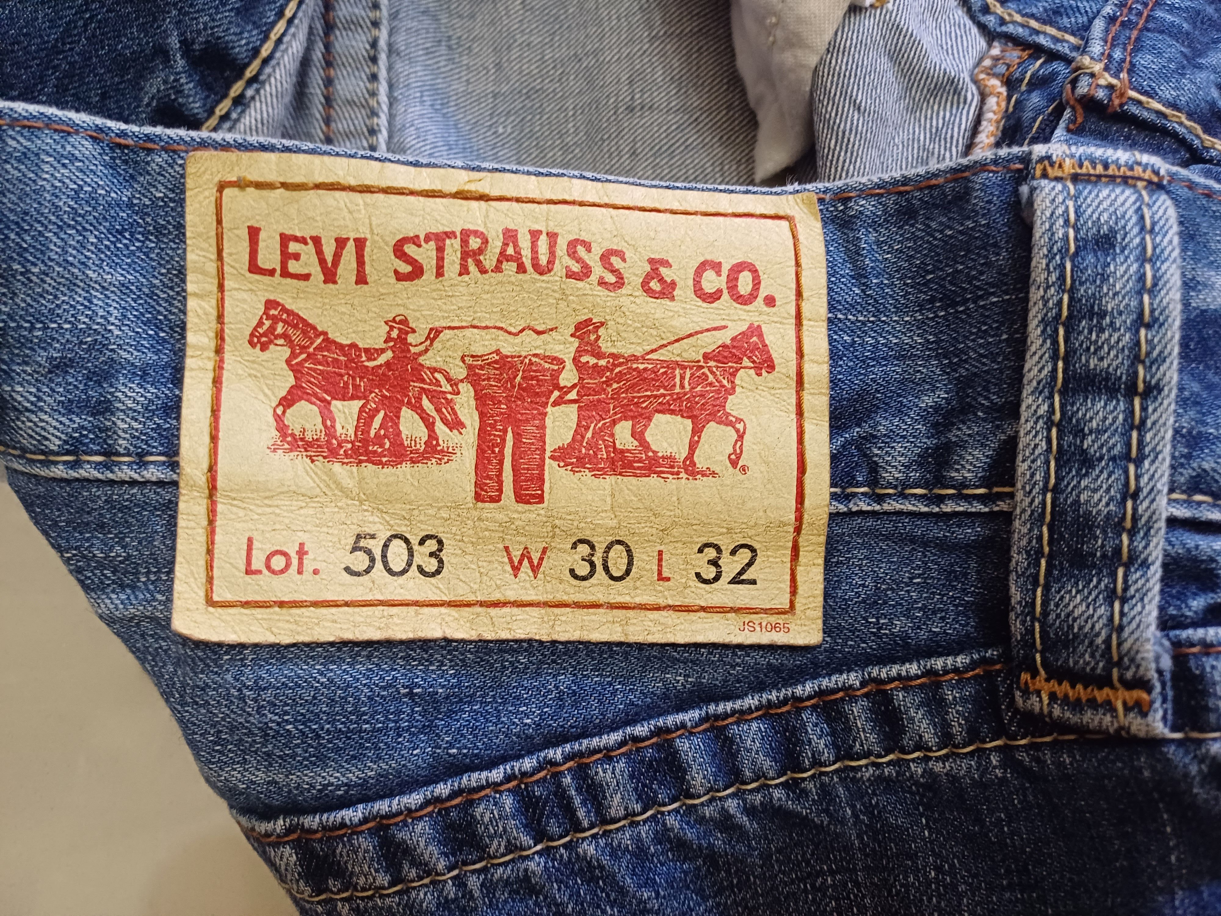 Levi's Vintage Clothing Awesome jeans... levis 503 loose cutting Size US 30 / EU 46 - 13 Thumbnail
