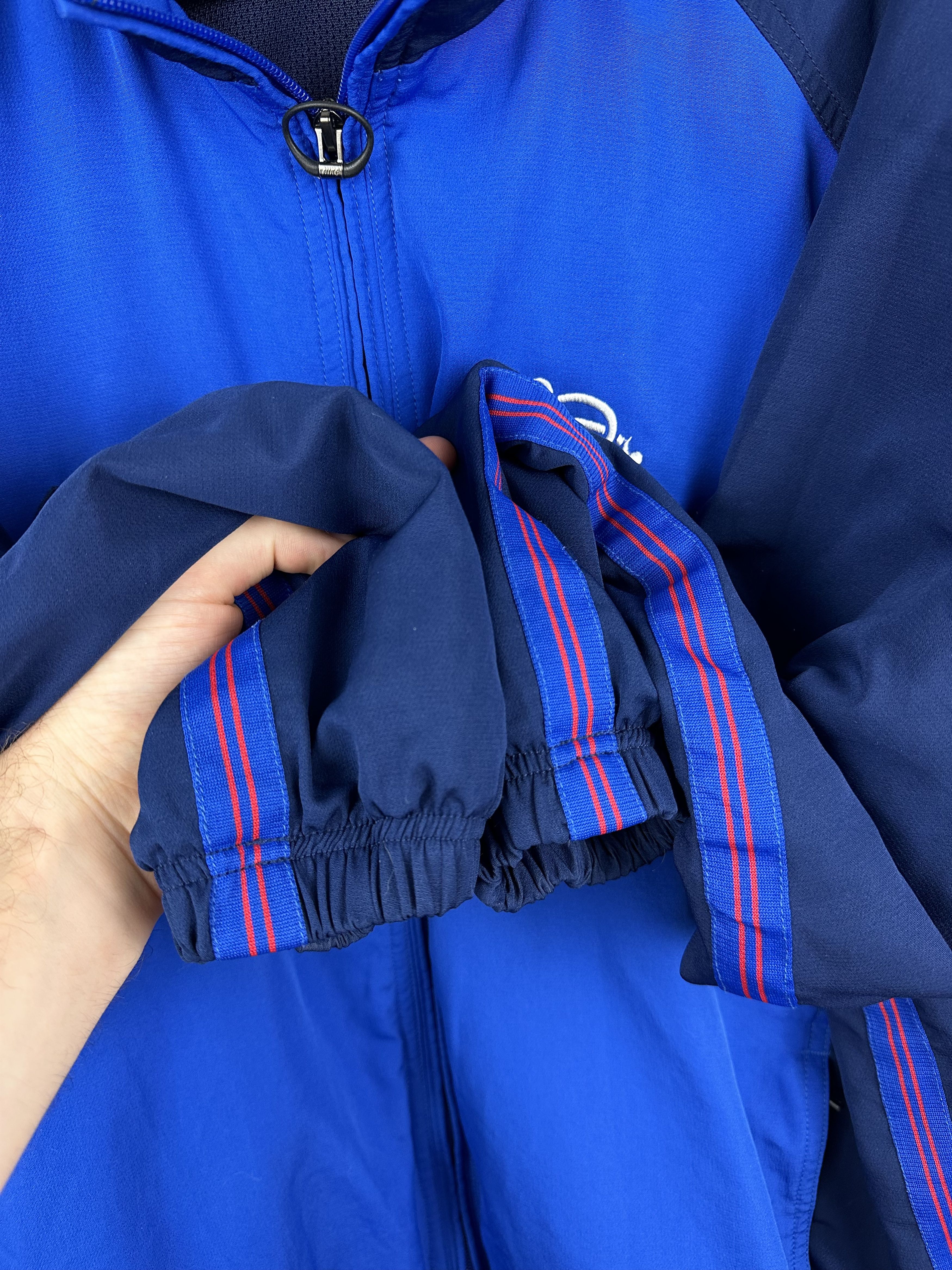 Nike × Vintage Vintage Nike Glasgow Rangers 90's Jacket Football Soccer Size US M / EU 48-50 / 2 - 12 Thumbnail