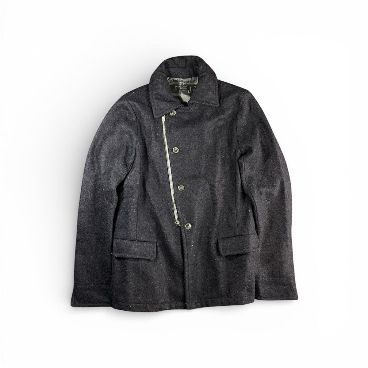 Final Home Final Home Wool Asymmetrical Zip Jacket Size US M / EU 48-50 / 2 - 2 Thumbnail