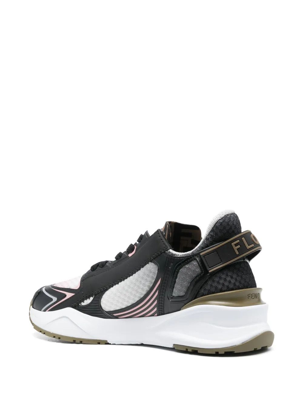 Fendi o1B3y1r0426 Flow Low-Top Sneakers in Multicolor Size US 10 / IT 40 - 3 Thumbnail