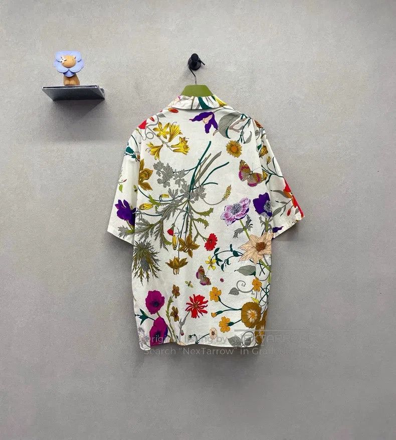 Gucci Gucci Floral shirt with short sleeves Size US S / EU 44-46 / 1 - 2 Thumbnail