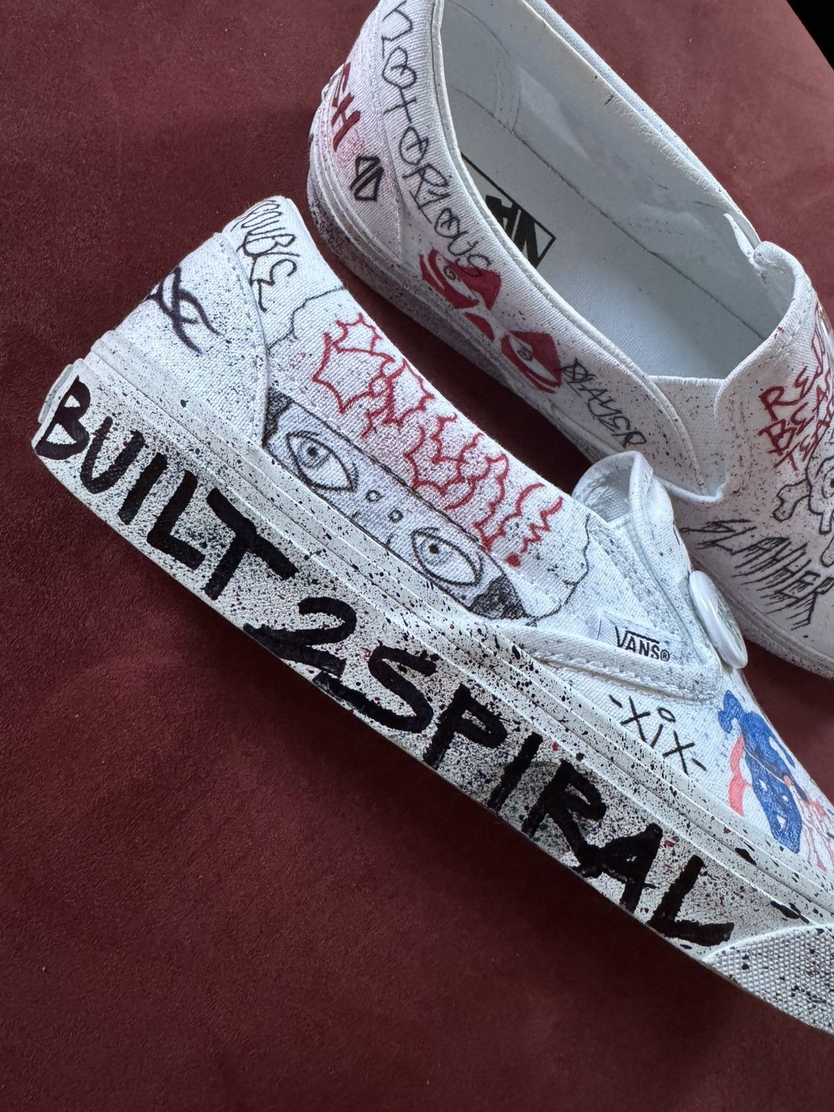 Vans Custom Vans Slip Ons Size US 9 / EU 42 - 8 Thumbnail