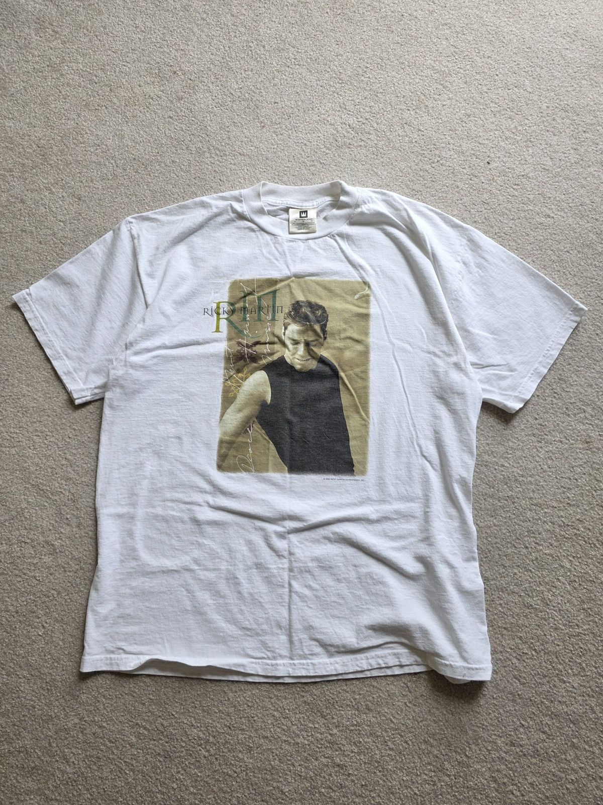 Band Tees × Vintage Ricky Martin LIVIN' LA VIDA LOCA TOUR 2000 Size US XL / EU 56 / 4 - 1 Thumbnail