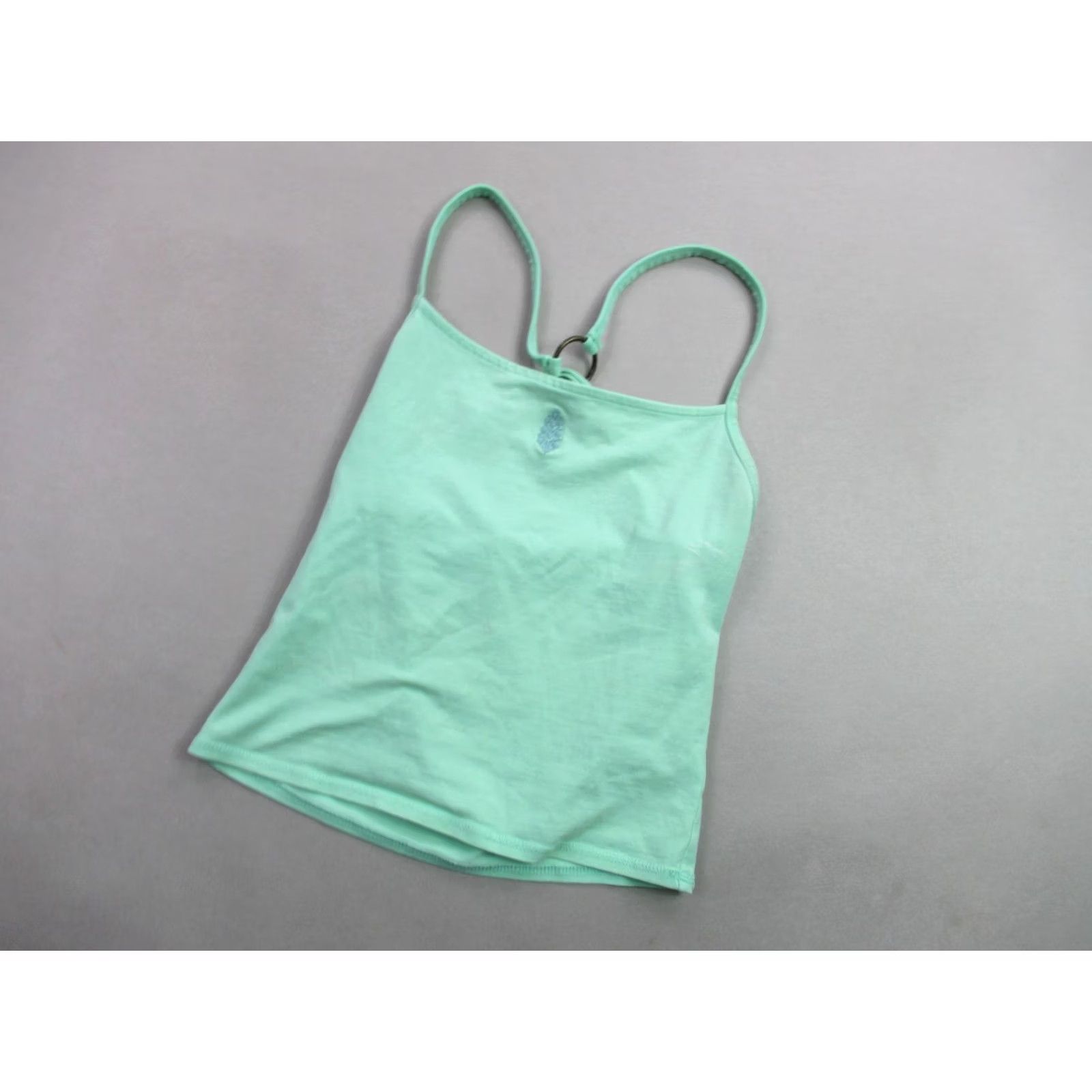 Free People Free People Shirt Womens XS Sleeveless Square Neck Pullover Lightweight Green Size XS / US 0-2 / IT 36-38 - 2 Thumbnail