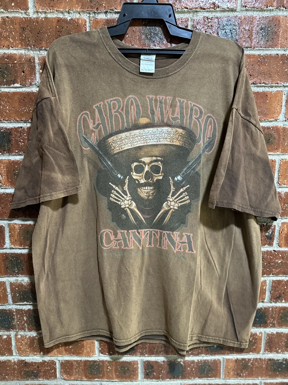 Gildan Thrashed Vintage Cabo Wabo Cantina Faded Tee Size US XXL / EU 58 / 5 - 1 Thumbnail