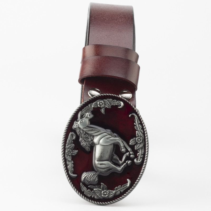 Designer Modern Vintage Belt Riveted Belts Menswear Accessories Size ONE SIZE - 5 Thumbnail