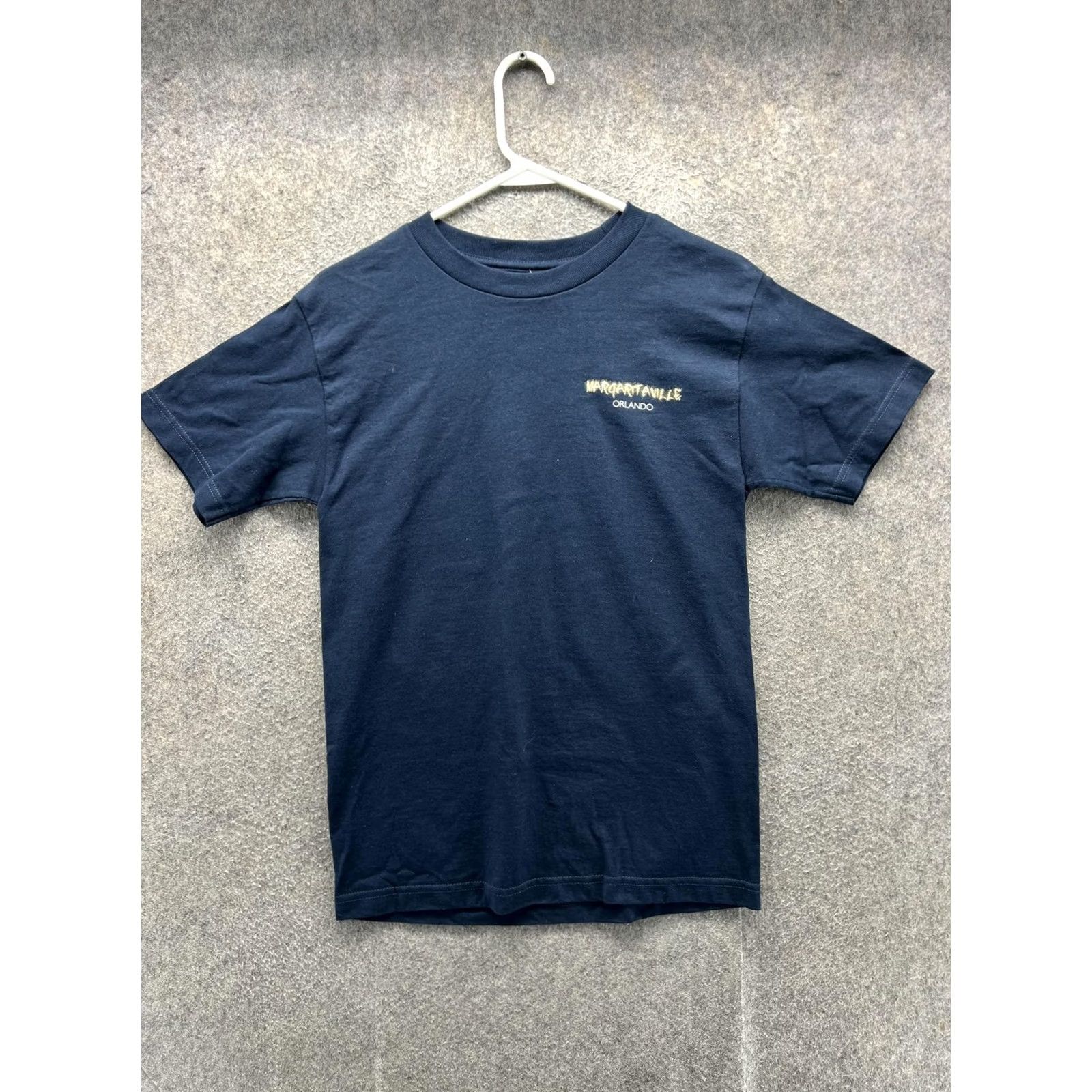 Vintage Margaritaville Shirt Mens Small Blue Orlando Logo Graphic Tee Tagless Casual Shirt Size US S / EU 44-46 / 1 - 2 Thumbnail