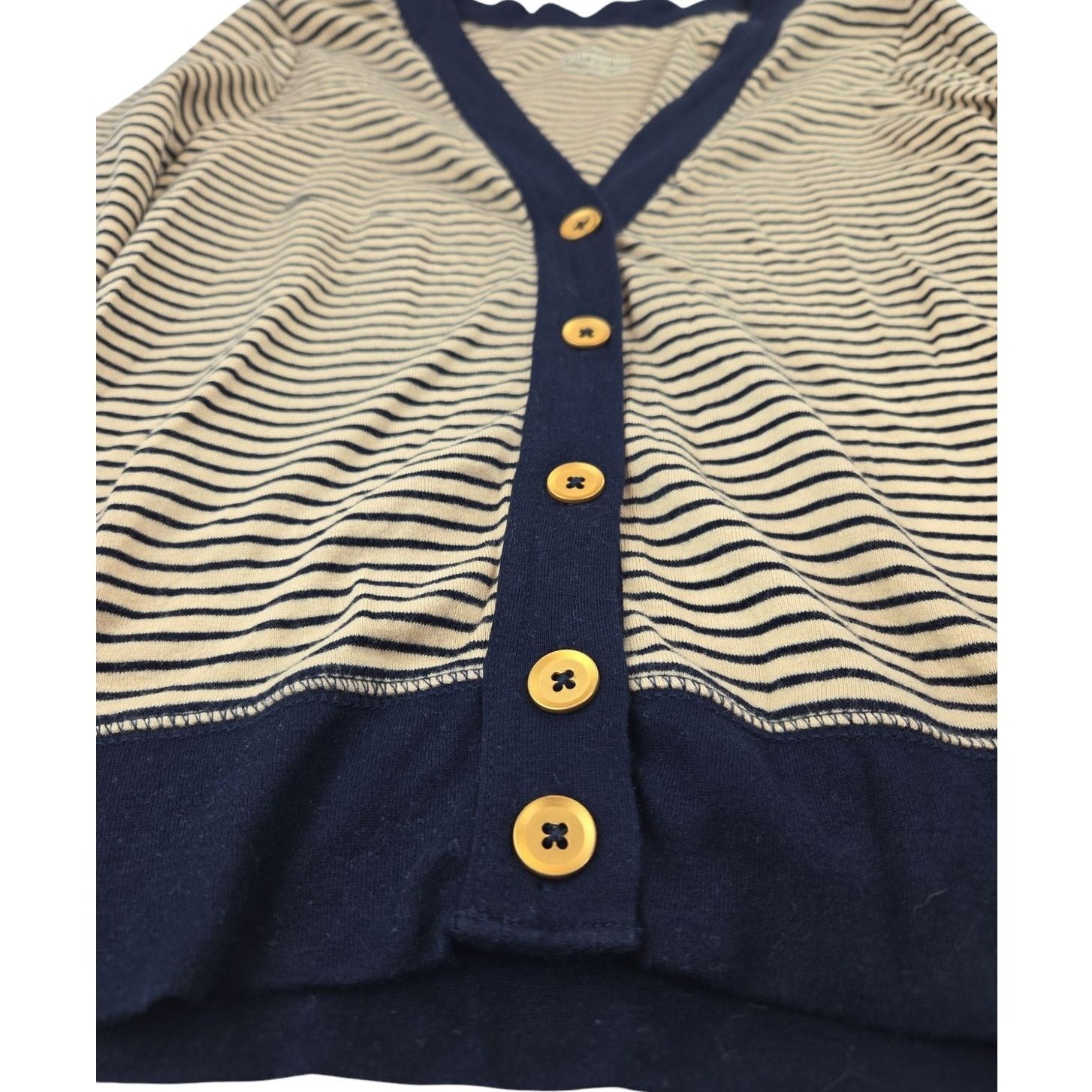 J.Crew J.Crew | Striped, Perfect Fit Cardigan Sweater | Size XXS Size XXS / US 00 / IT 34 - 2 Thumbnail