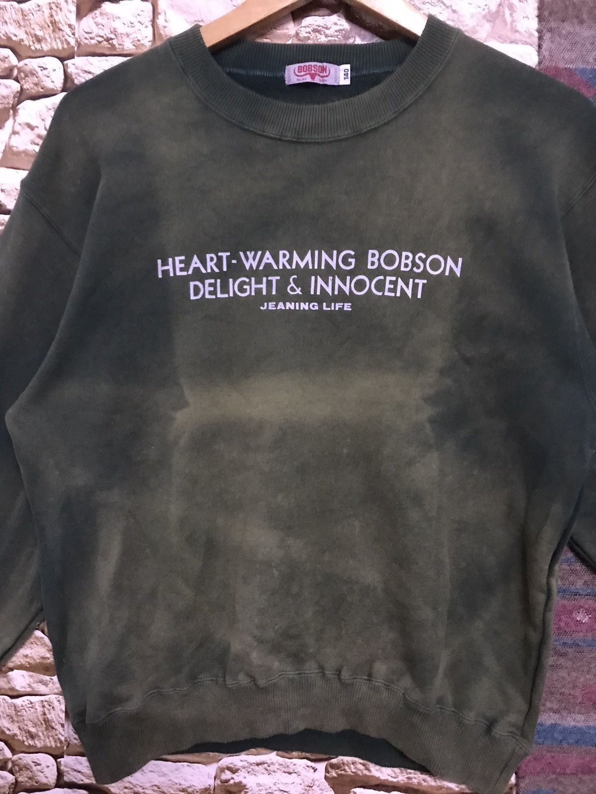 Vintage Vintage Sunfaded Bobson sweatshirt Size US XS / EU 42 / 0 - 3 Thumbnail