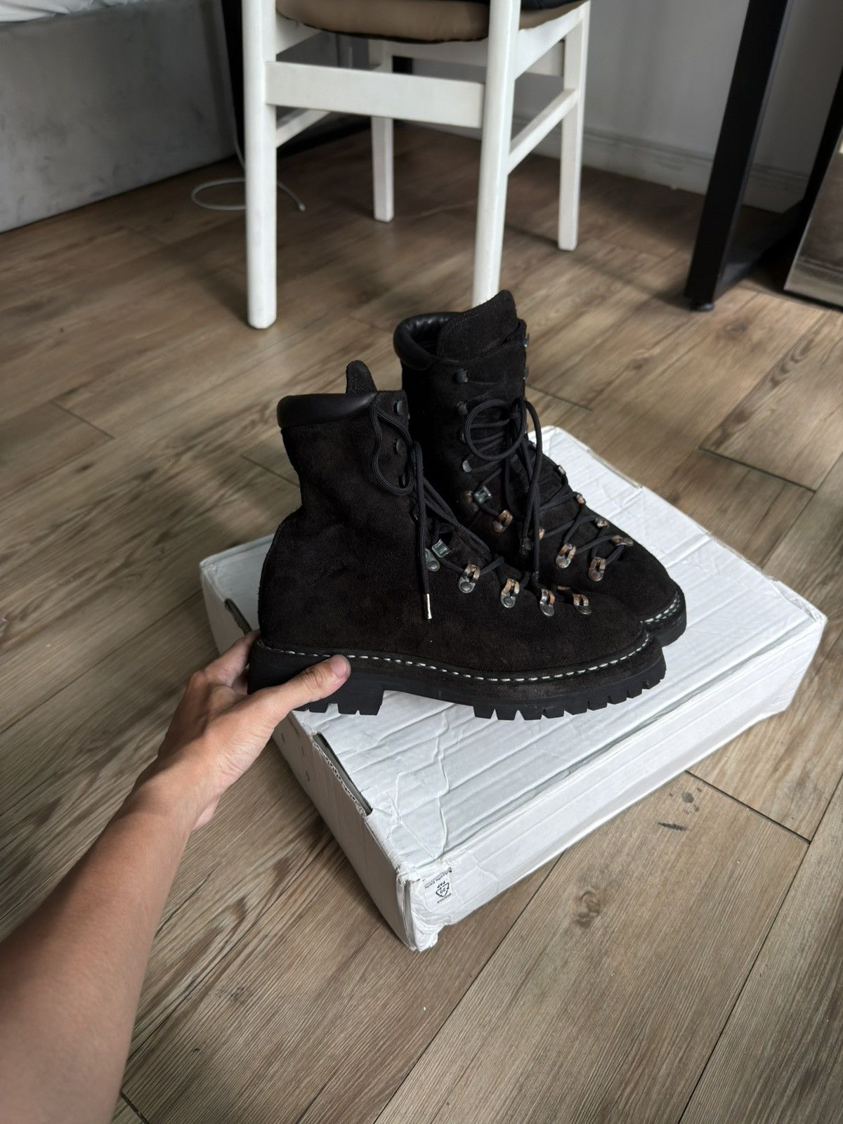 Guidi Guidi 20 Hiking Reverse Bison Leather Boots Size US 8 / EU 41 - 3 Thumbnail