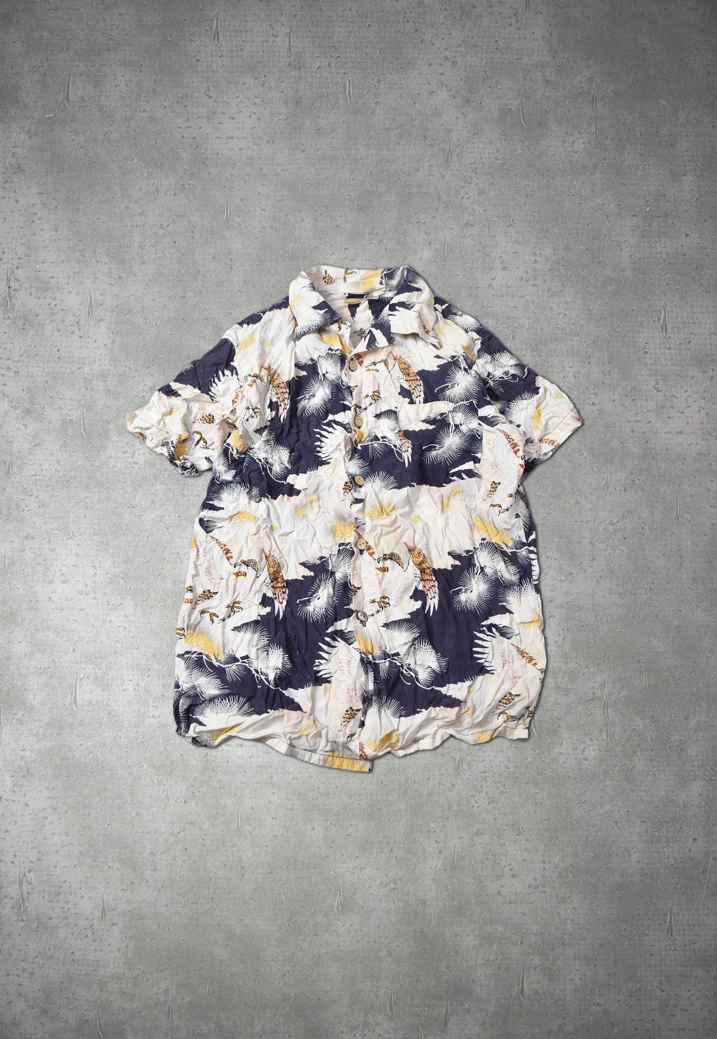 Vintage Vintage hawaiian shirt 11-4-49 124 Size US S / EU 44-46 / 1 - 1 Thumbnail