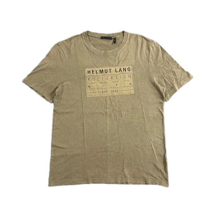 Helmut Lang Helmut Lang Kollektion Logo Patch Tshirt Size US M / EU 48-50 / 2 - 1 Thumbnail